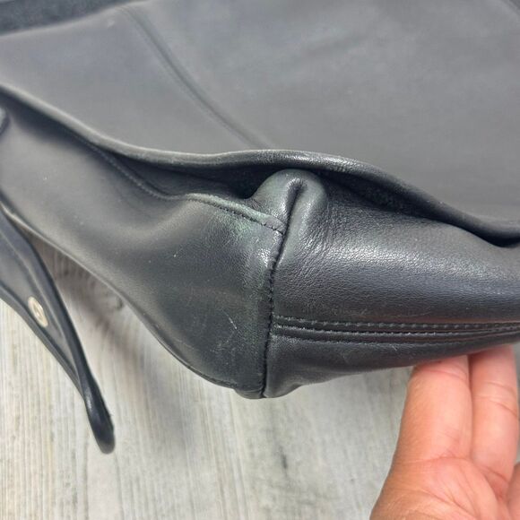 Coach Vintage 90s Black Leather Unisex
Legacy Mail Messenger Bag #9065 - Picture 11 of 12